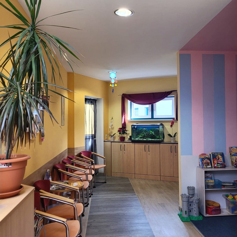 Kinderspielecke im Wartebereich